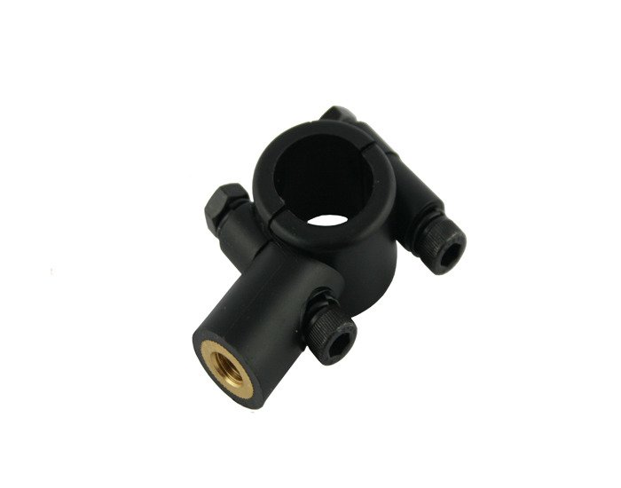 Uchwyt obejma mocowanie lusterek czarne m8 lewy