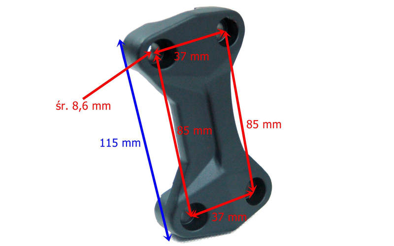 Mocowanie kierownicy góra do Barton Hypera 125