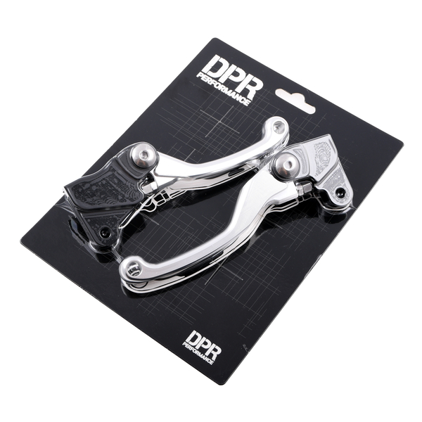 Dźwignia hamulca i sprzęgła srebrne aluminiowe Simson DPR Performance