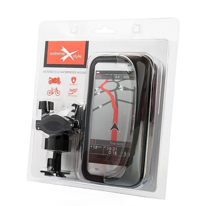 Uchwyt motocyklowy telefonu 167x90x20 wodoodporny