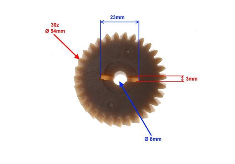 Koło napędu pompy wody cieczy 30z am6 Malaguti Xtm