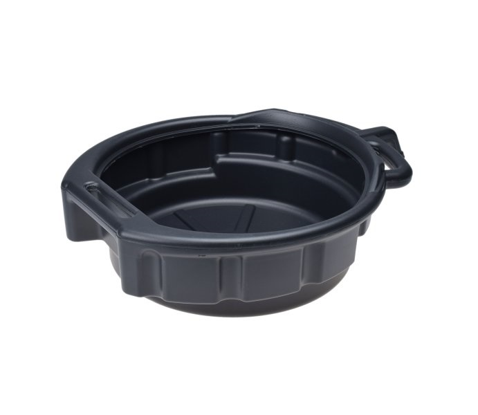 Miska zbiornik do spuszczania płynów czarna max 8l materiał HDPE