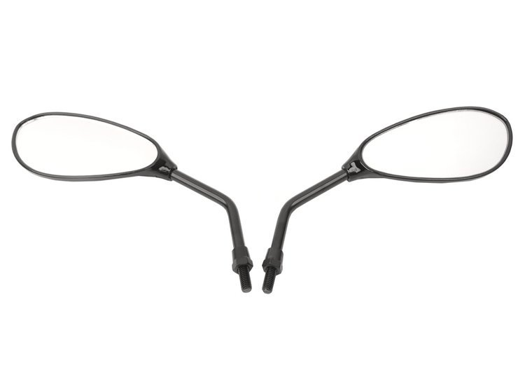 Lusterka łezka czarne połysk m8 lewy prawy gwint