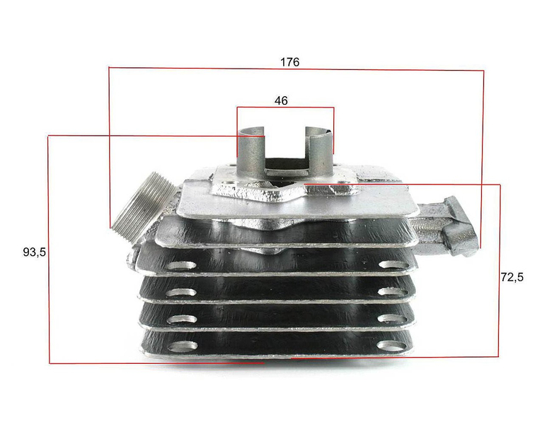 Cylinder 38mm nominał simson s51 sr50 enduro pl