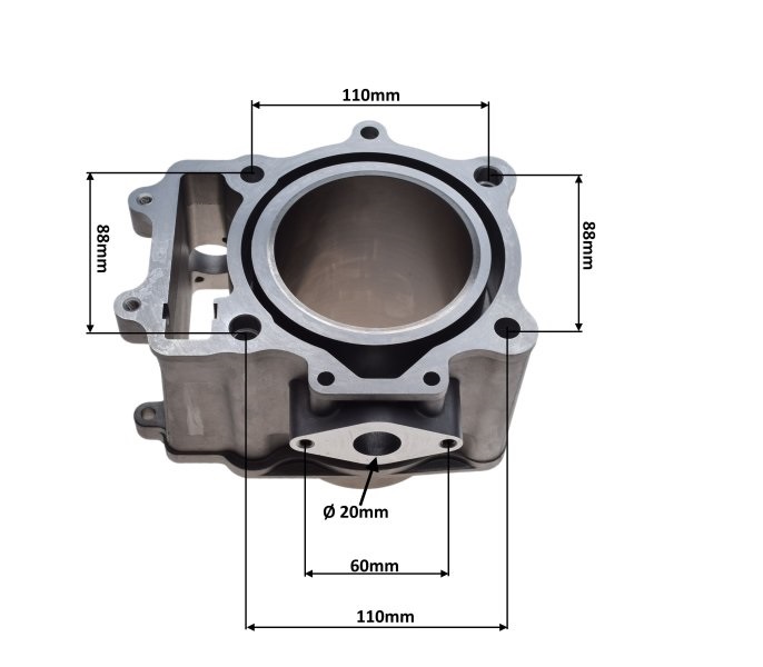 Cylinder quad atv CF Moto 500cc fabryczny