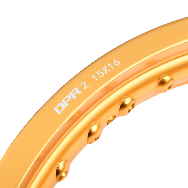 Obręcz koła aluminiowa złota 2,15x16 Simson MZ ETZ DPR Classic
