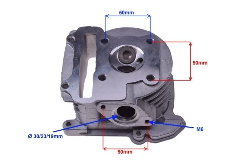 Głowica z zaworami 4t delfin quest wilga 50ccm