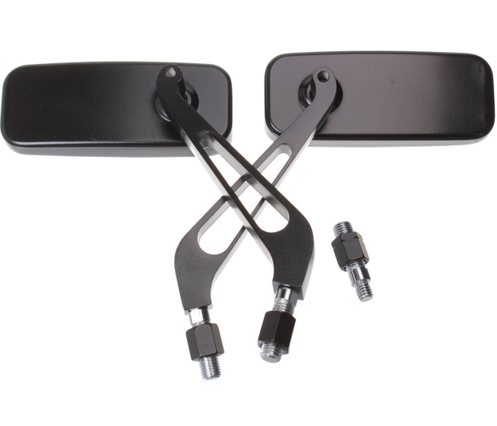 Lusterka lusterko czarne custom F1 10mm metalowe 