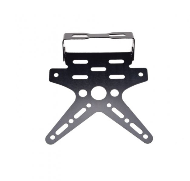 Uchwyt mocowanie tablicy rejestracyjnej czarne uniwersalne