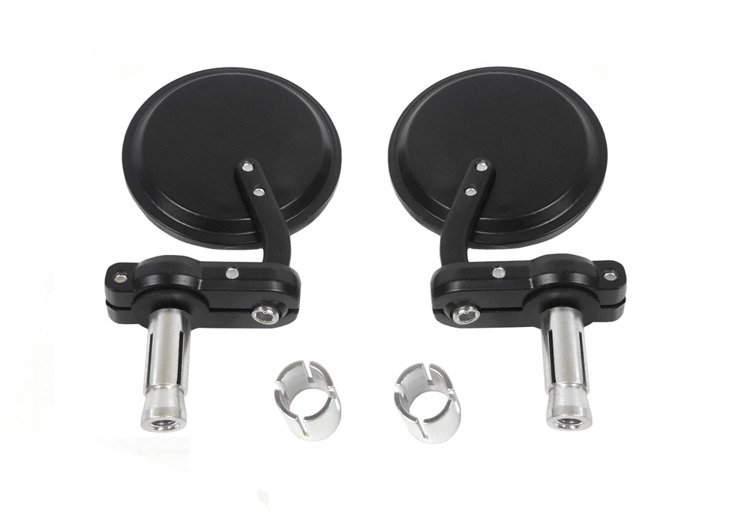 Lusterka okrągłe Naked Cafe Racer Bobber Lusterka w kierownice