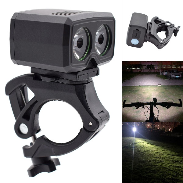 ROXAR Lampka rowerowa przednia Led (podwójna) Y15 5 trybów 400lm IPX4