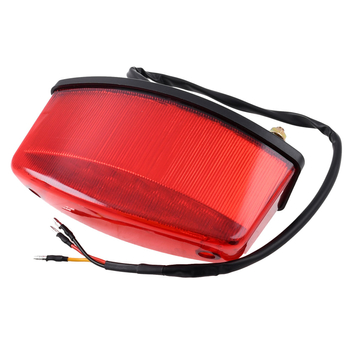 Lampa tylna uniwersalna Led czerwona V2 17x6cm Racing Force