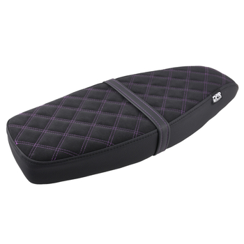 Siedzenie pikowane czarne + fioletowo czarne szwy Simson S50 S51 S70 DPR