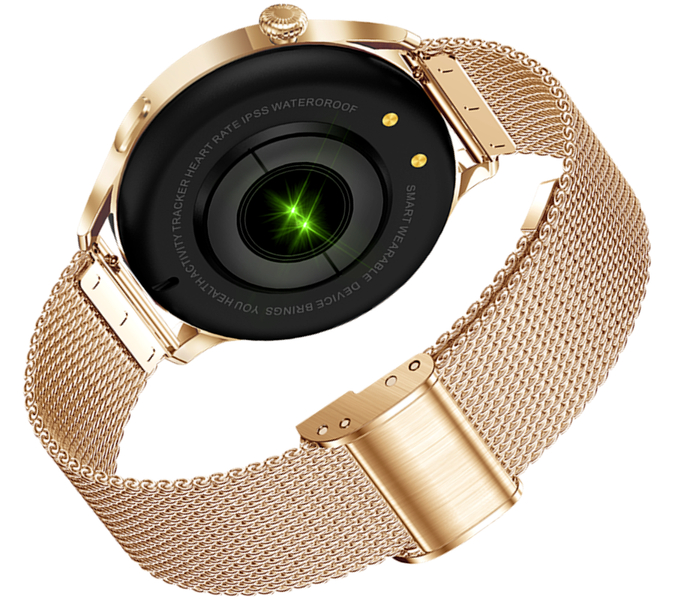 Smartwatch Rubicon RNCE81 różowe złoto siatka