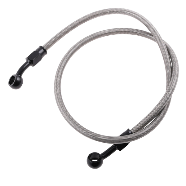 Przewód hamulcowy w oplocie srebrny 80cm DPR Performance