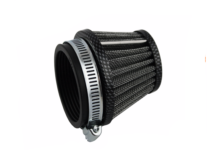 Filtr powietrza stożek prosty carbon 38mm