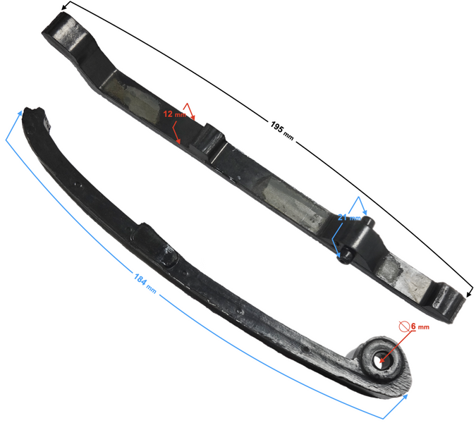 Ślizg rozrządu do motocykla Barton Hyper 125