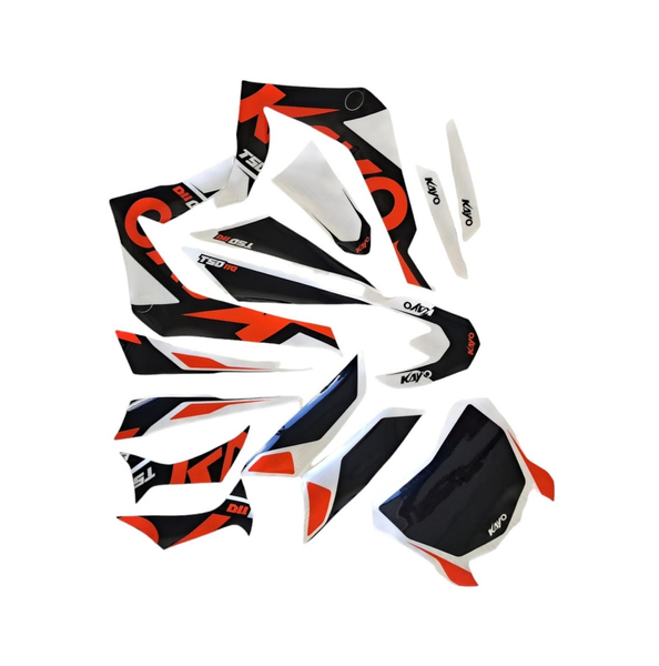 Okleina komplet grafik pitbike Kayo TSD110