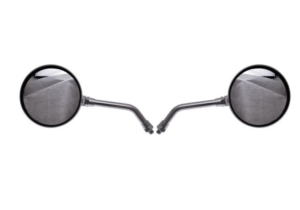 Lusterka lusterko stylowe okrągłe duże chrom 10mm