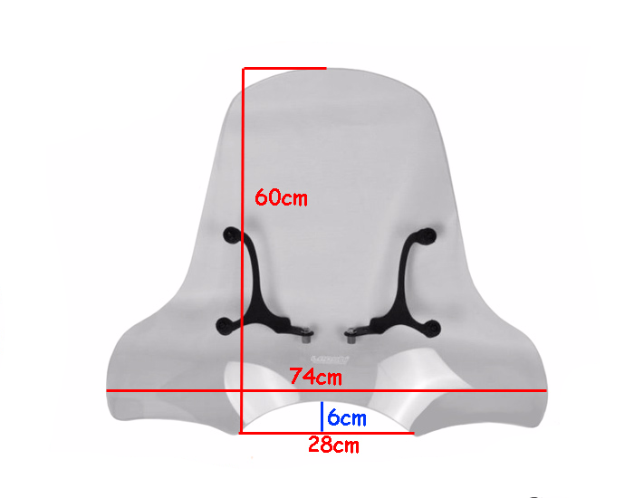 Szyba owiewka przeźroczysta skuter suzuki piaggio
