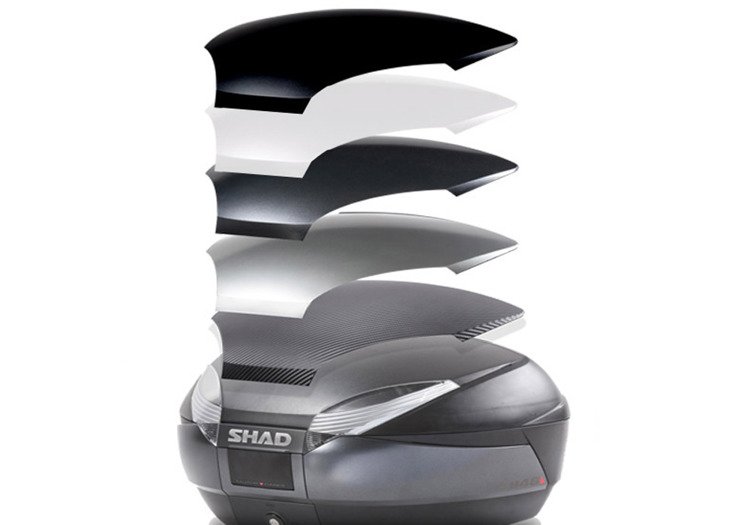 Kufer motocyklowy centralny shad sh48 titanium