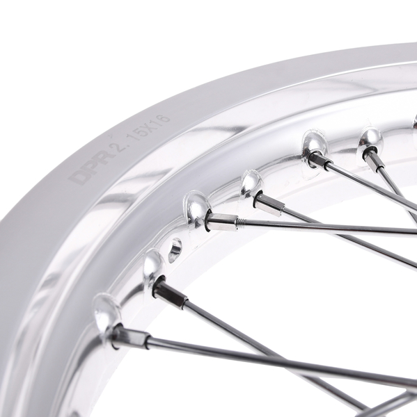 Koło jezdne 2,15x16 Simson S51 alu szprychy chrom DPR