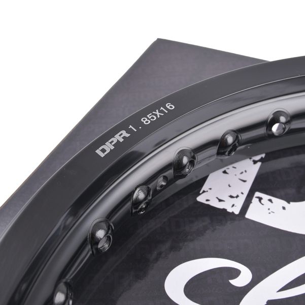 Obręcz koła aluminiowa czarna 1,85x16 Simson MZ ETZ DPR Classic