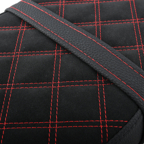 Siedzenie pikowane czarne + czerwono czarne szwy Simson S50 S51 S70 DPR