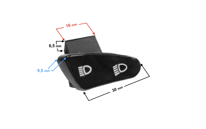 Przełącznik świateł długich krótkich skutera Primo