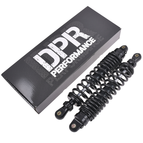 Amortyzatory tył czarne premium 360mm motorowery Simson DPR Performance