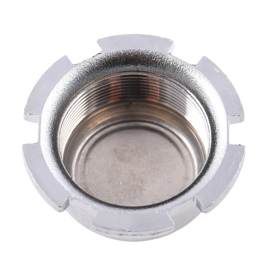 Nakrętka sztycy chromowana motorowery Romet (nie pasuje do Komara) Delux