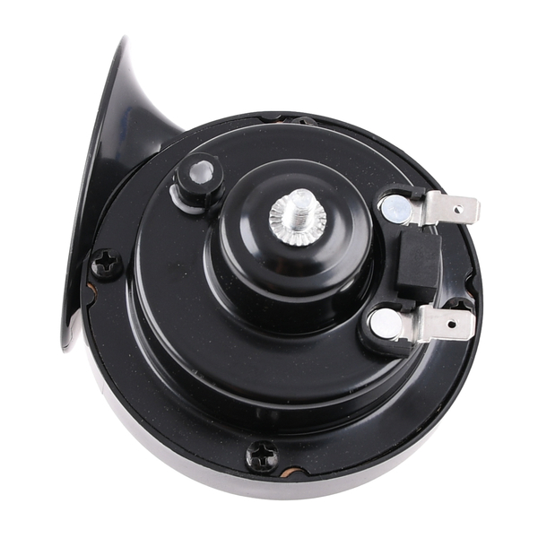 Sygnał dźwiękowy 12V niski ton czarny lewy homologacja E24 Decimax by Seger