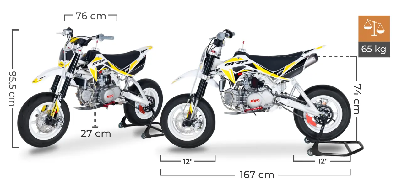 Pit Bike MRF 160-R SM Supermoto