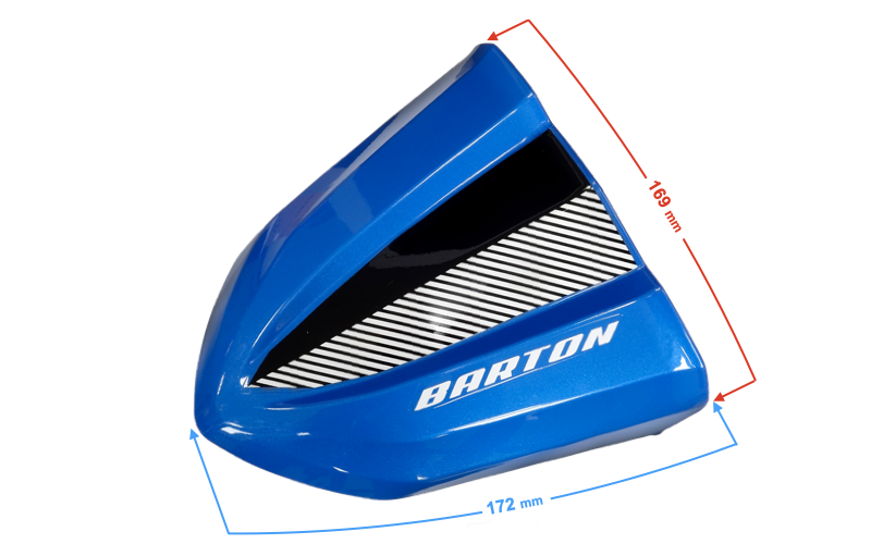 Obudowa górna reflektora (osłona licznika) niebieska do motoroweru FR 2