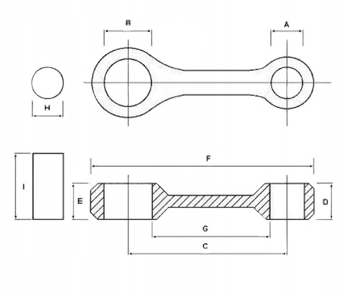 Prox korbowód Honda Mtx Mbx Ns1 Crm 75 80 LC ciecz