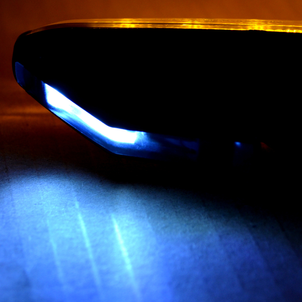 Kierunkowskazy Led White Light czarne komplet