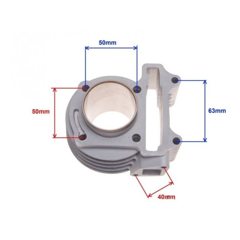 Cylinder 80ccm 4t gy6 wilga romet ibis ceramiczny