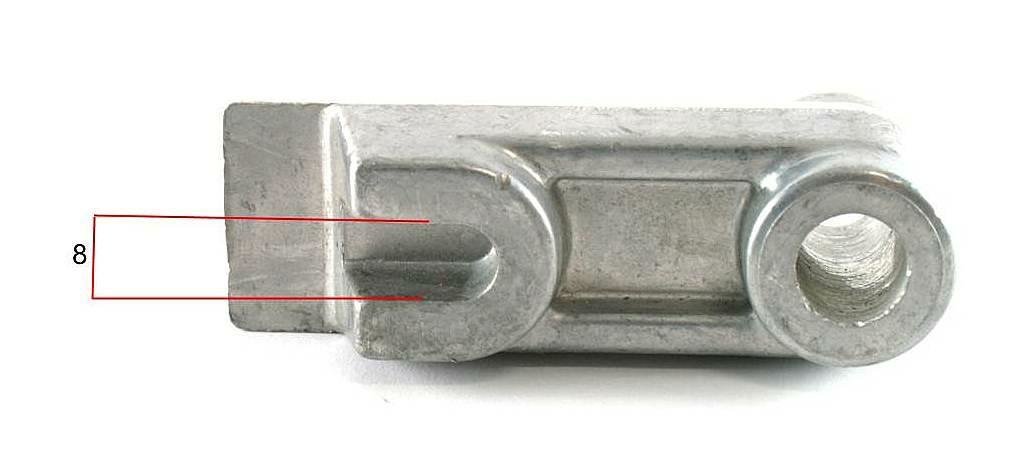 Mocowanie koła osi klocek reakcyjny Simson s51 sr5