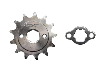 Zębatka zdawcza przód 13z 520 środek 20mm + zabezpieczenie