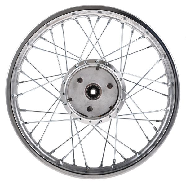 Koło jezdne 1,60x16 Simson S50 S51 chromowana obręcz oraz szprychy