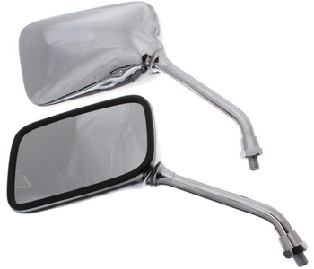 Lusterka owalne metal chrom Honda chopper classic homologacja