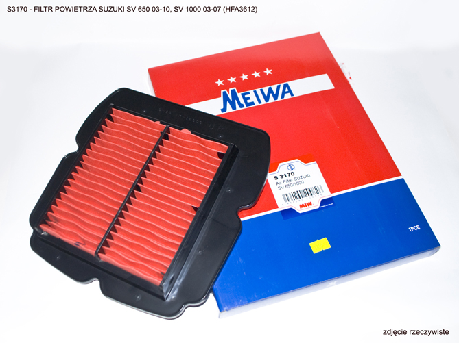 MIW Meiwa filtr powietrza Suzuki SV 650 03-10, SV 1000 03-07 (HFA3612)