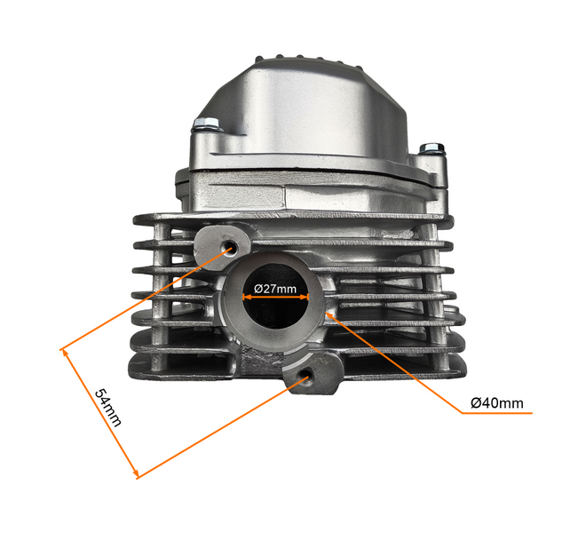 Głowica 125cc 56,45mm Romet Zetka 125 Lifan Loncin