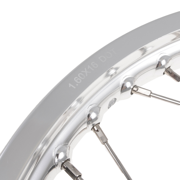 Koło jezdne 1,60x16 Simson S50/51 aluminiowa obręcz szprychy inox Delux