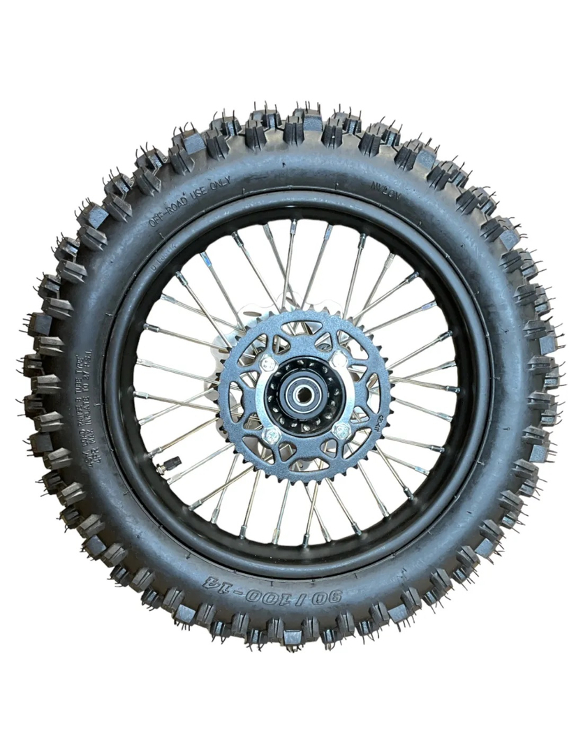 Koła 17/14 przód tył komplet pitbike MRF 140 RC RC-Z Kayo TT Pitgang RXF