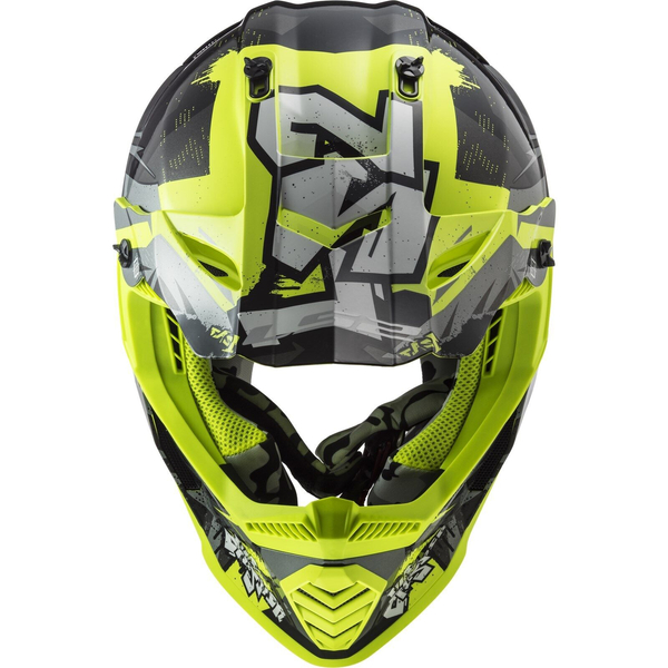Kask dziecięcy LS2 MX437 FAST II MINI CRUSHER BL.H-V homologacja 22.06