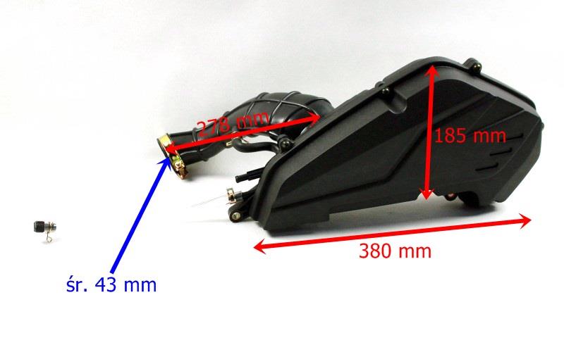 Filtr powietrza obudowa do skutera Barton B-Max