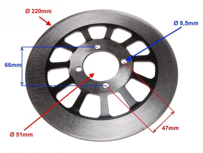 Tarcza hamulcowa przód Suzuki GN 125