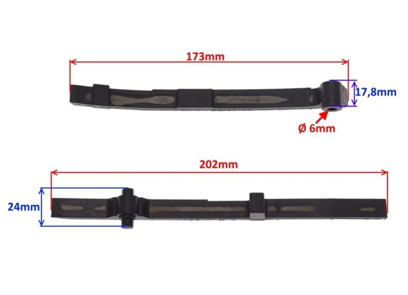 Zipp VZ-2 motocykl prowadnica łańcucha rozrządu 1