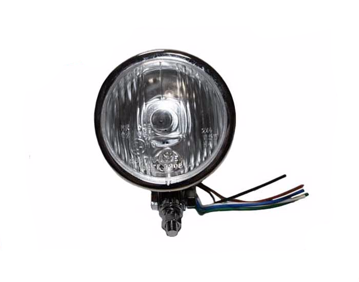 Lampa przód metal chrom light bar drag chopper